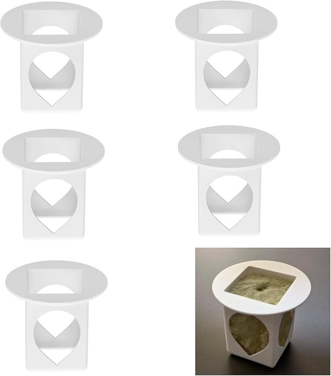Grow yCube Cups for Gardyn，Hydroponic Growing Cups Compatible with Gardyn Home/Studio Indoor Garden System (5 Pack)