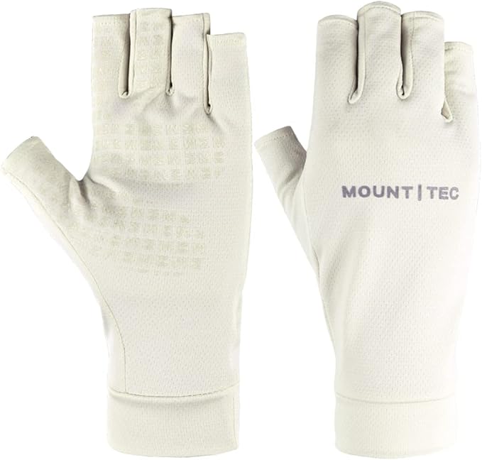 Unisex UV Protective Fingerless Gloves UPF 50+ Summer Sun Glove for Outdoor Fishing Cycling Hiking Driving Kayaking