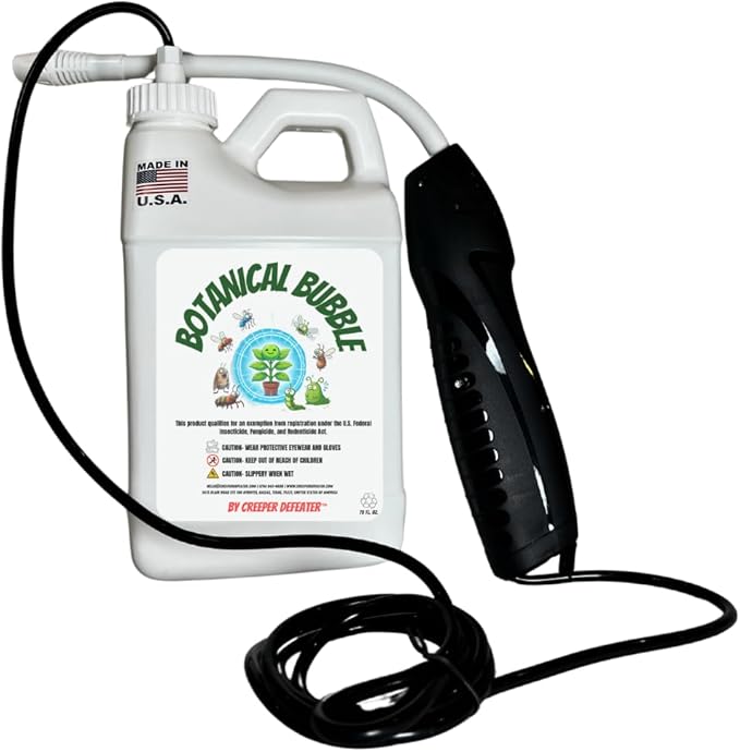 Botanical Bubble™ Spray | Natural Plant Protection from Pests, Fungi, and Diseases | Safe Indoor/Outdoor Plant Spray | 70 oz