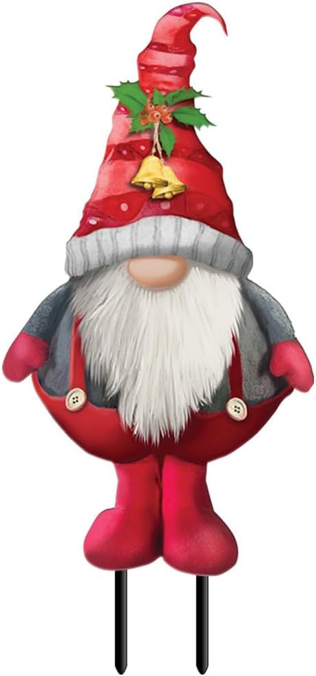 Briarwood Lane Winter Gnome Metal Yard Art