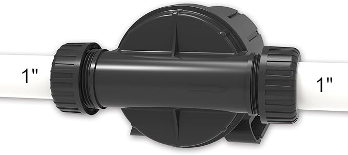 OYO WATER 2600GPH Submersible Outdoor Inline Pump for Pond, Garden Waterfall, Fountain - High Head Water Circulation for Koi Fish Pond