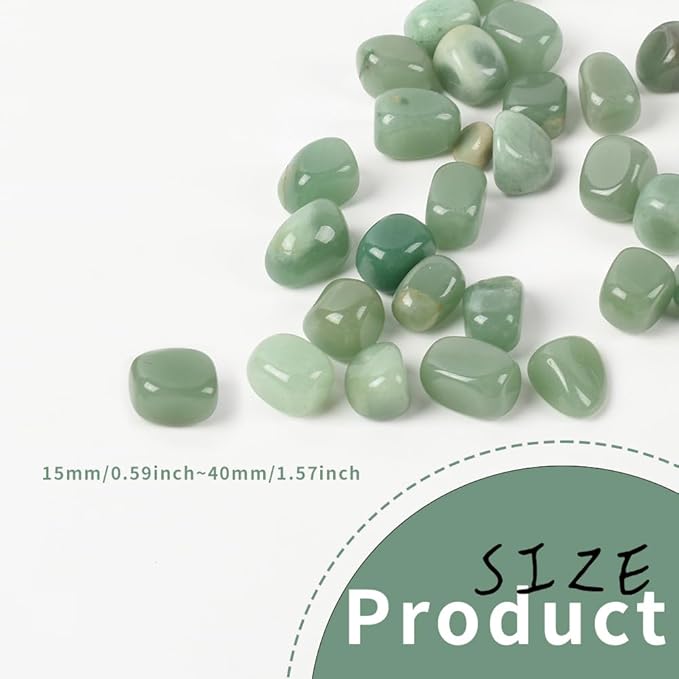 LUEYAO Natural Agate Crystal Square Mixed Color for Vase Fillers Mixed Colour Stone for Succulent Garden Decoration Craft Project Fish Tank Bottom Decoration Green 200g 30-40PCS