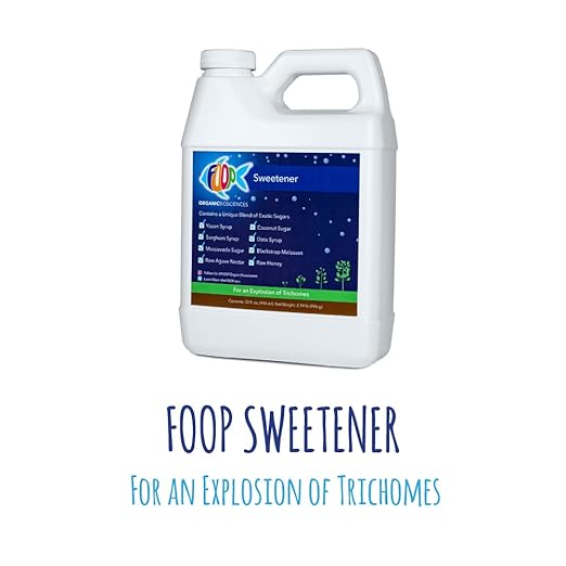 FOOP Sweetener: Organic Terpene Enhancer for Plants | Creates an Explosion of Trichomes | Contains 8 Organic Sugars | Works with All Growing Media and Nutrient Lines (32oz)