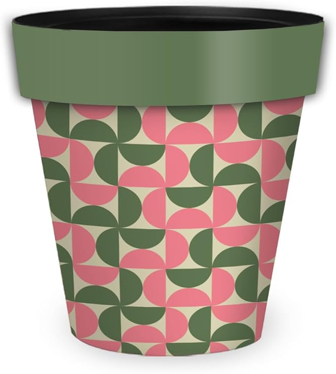 Briarwood Lane Pink and Green Modern Medium Planter