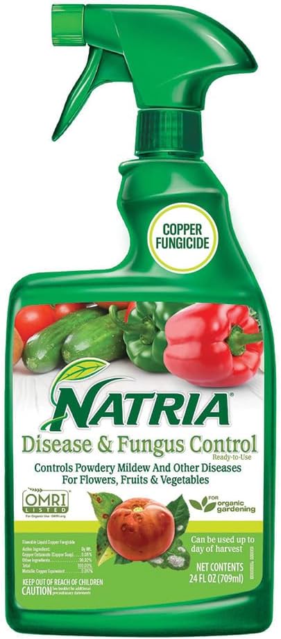 NATRIA Disease & Fungus Control with Copper Fungicide, Ready-to-Use, 24 oz