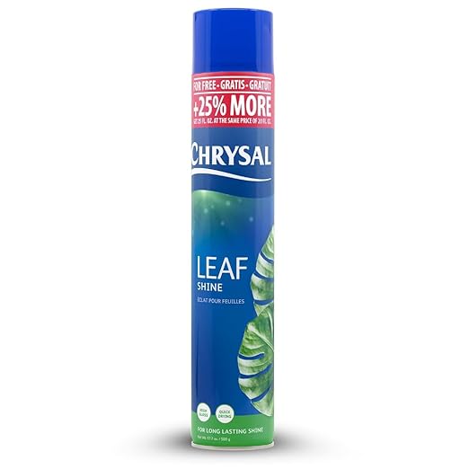 Chrysal LeafShine Spray for Indoor Plants (25oz 12 Pack)