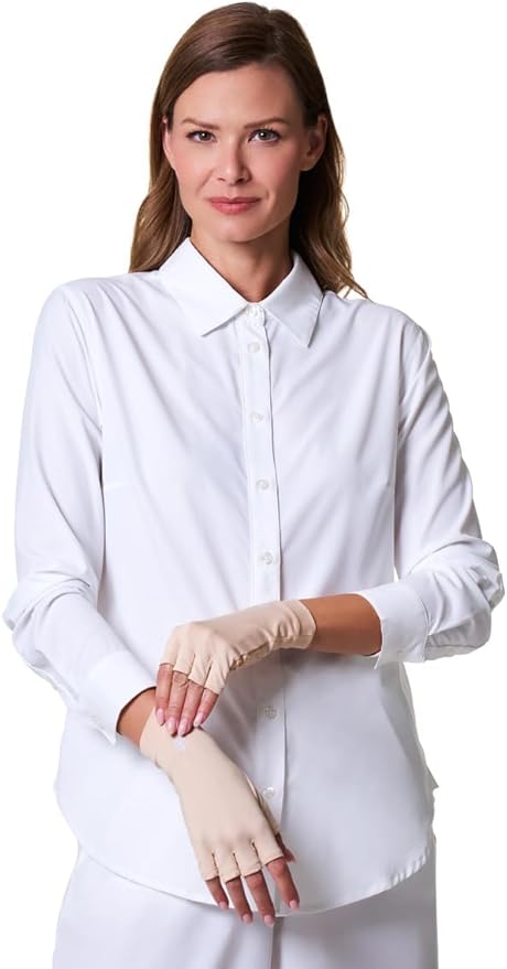 Coolibar Fingerless UV Sun Gloves - UPF 50+ Sun Protection - Ouray