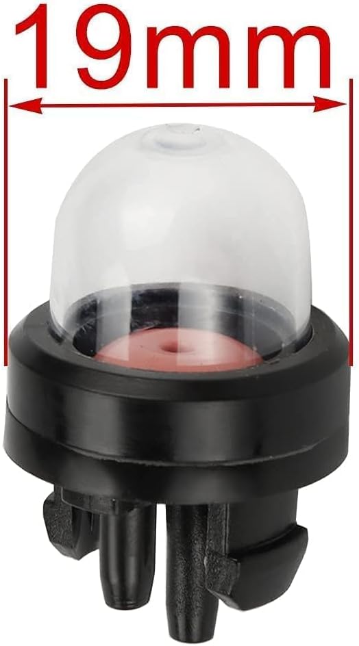Hipa 188-512-1 Snap in Primer Bulb for 2-Cycle Small Engine Poulan Echo Chainsaw Ryobi BP42 Homelite Bolens String Trimmer Leaf Blower 125B 125BX 125BVX 530047721 503936601 5Pack