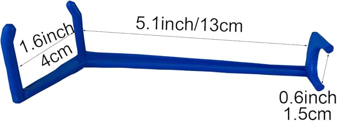 Cunguv Fruit Tree Branch Limb Spreader for Strong Spreading Crotch Angles Branches Plastic Bonsai Branch Trunk Spreaders Modelling Tool 25 Pieces Blue