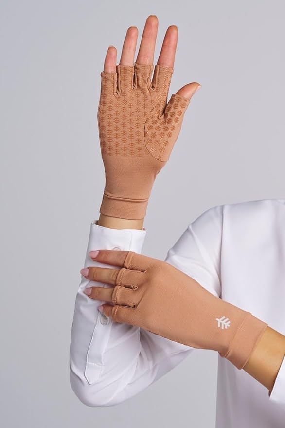 Coolibar Fingerless UV Sun Gloves - UPF 50+ Sun Protection - Ouray
