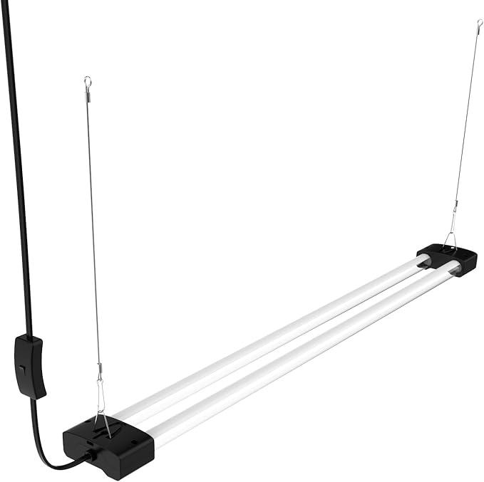 BoostGro 3FT LED Succulent Terrarium Plant Grow Light Linkable Full Spectrum Daylight with Enhanced 660nm Red and 450nm Blue LightTech Indoor Lighting Fixture (3 FT)