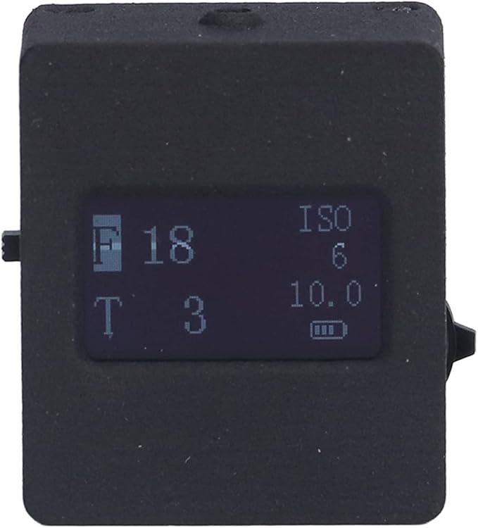 Hyuduo Light Meter, Aperture Priority and Shutter Priority Modes with USB Cable, for Photography Equipment with Cold Shoe or Hot Shoe