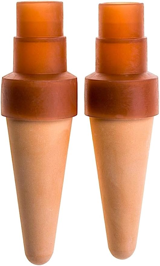 Blumat Plant Watering Device - Easy XL Self Watering Planter Insert for Indoor Plants - Bottle Adapter - Prevents Overwatering and Underwatering for Healthy Growth - 2 Pack