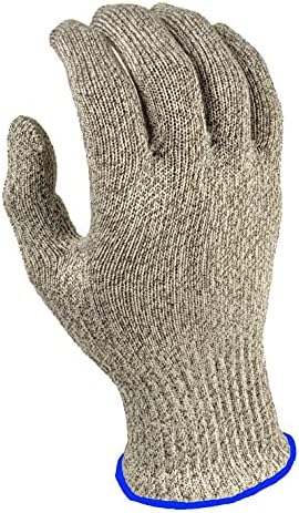 G & F 57100L CUTShield Classic level 5 Cut Resistant Gloves for Kitchen,Food Grade Cut Resistant Gloves, Large., Grey