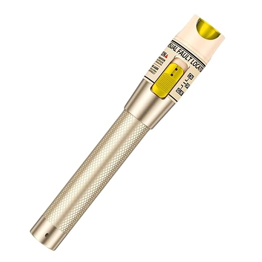 Visual Fault Locator,100-120KM Fiber Optic Cable Tester Meter VFL Red Light Pen Light Source Testers (100-120KM VFL)