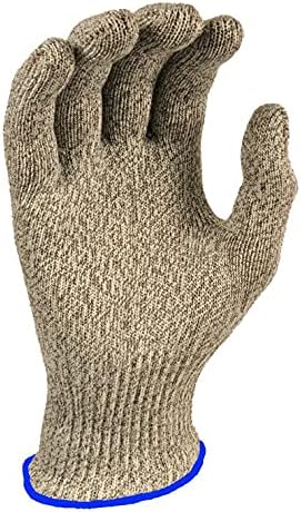 G & F 57100L CUTShield Classic level 5 Cut Resistant Gloves for Kitchen,Food Grade Cut Resistant Gloves, Large., Grey