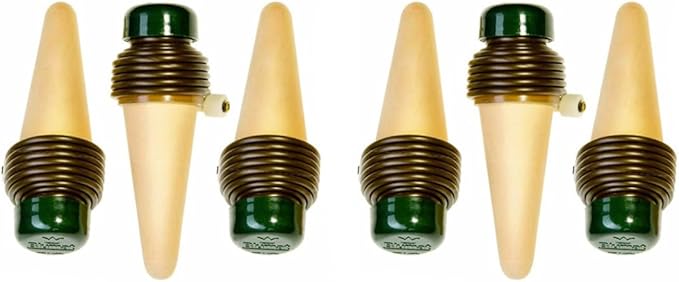Blumat Plant Watering Devices | Classic XL Self Watering Planter Insert | Automatic Drip Plant Watering Stakes for Pots | Prevents Overwatering and Underwatering for Healthy Growth | 6 Pack
