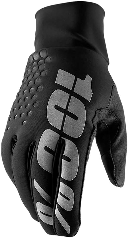 100% BRISKER Cold Weather Motocross & Mountain Bike Gloves - Warm Winter MTB & MX Powersport Racing Protective Gear