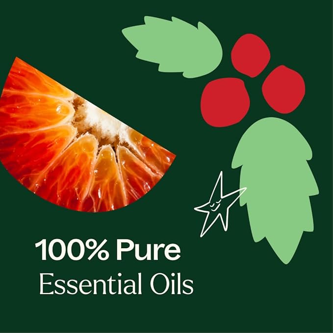 Plant Therapy Holly Berries Holiday Essential Oil Blend 10 mL (⅓ oz) 100% Pure, Undiluted, Natural Aromatherapy, Festive, Cozy Home Scent