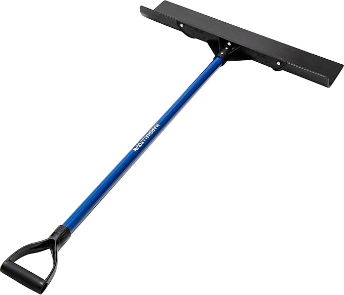Marshalltown Polar Pusher 30 Inch Snow Pusher Shovel, Lightweight Non-Stick UHMW Makes Plowing Snow Easy, Made in The USA, SNOWP30