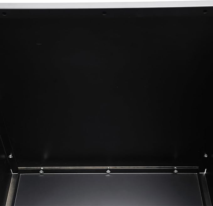 Steel Planter Box Metal Square Indoor Outdoor Planter Box for Outdoor Plants Large Planters Cube Heavy Duty Flower Pot Commercial Residential for Home Garden Deck Porch Patio (Black, 26 x 26 x 26 in)