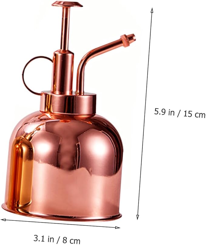 Vintage Plant Mister Watering Can with Pump for Succulents Indoor Gardening Portable Handheld Spray Bottle for Flowers and Plants