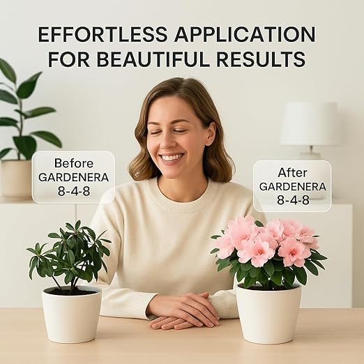 𝐁𝐄𝐒𝐓𝐒𝐄𝐋𝐋𝐄𝐑 Premium 8-4-8 Acidic Fertilizer for Azaleas, Camellias, Hydrangeas, Blueberries, Gardenias, Magnolia Trees, Evergreens and Rhododendrons - Ideal Iron-Rich Plant Food - 20 QUARTS