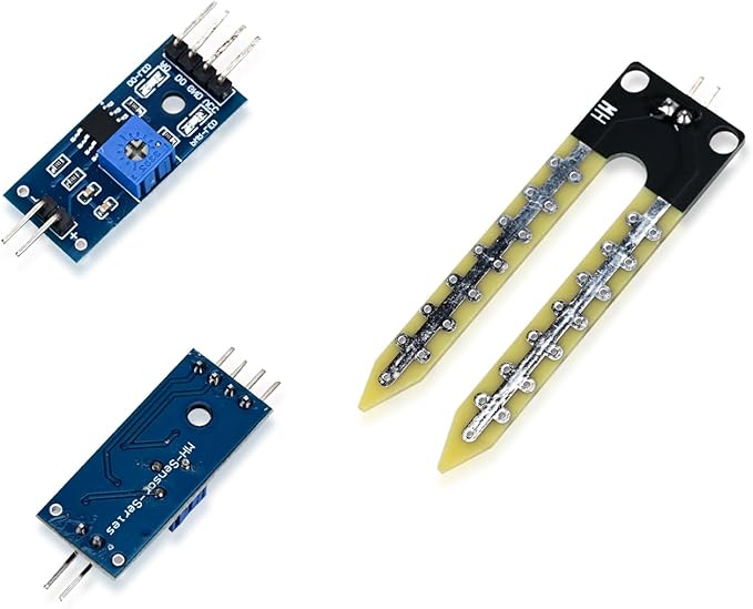 6pcs 3.3V-5V Soil Hygrometer Detection Module Soil Moisture Detect Sensor for Arduino Automatic Watering System Robot Smart car