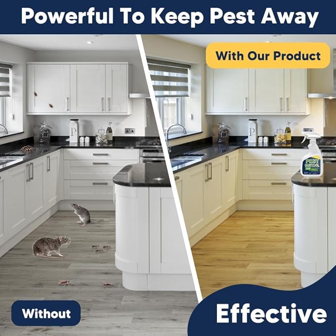 LAQDECDV Pest Control, Mouse Repellent Pouches, Rodent Repellent, Mice Repellant Indoor, Peppermint Mice to Repel Rodents, Ant, Roach & Mosquito, Rat Repellant Outdoor 1P