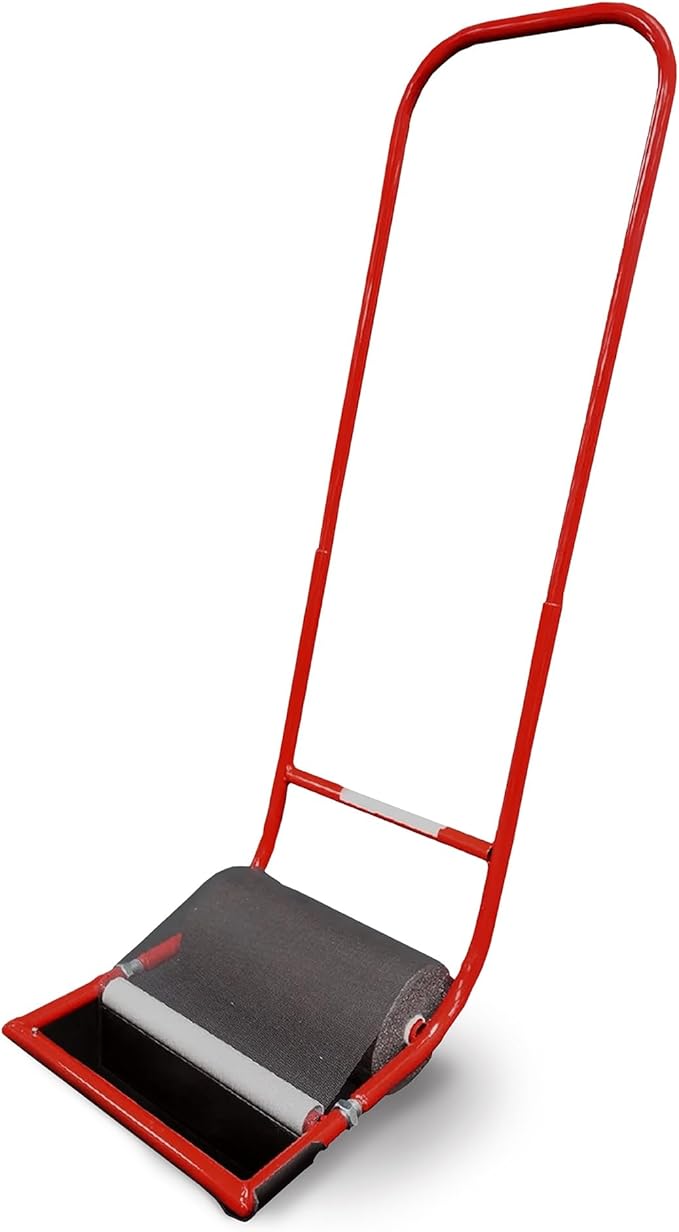 Original Remover Yard Tool Wide for Easy Yard Cleanup - Push Model 1.0 Burr & Sticker Removal - Effortless Goat Head Roller and Picker - Made in USA (12" Classic)