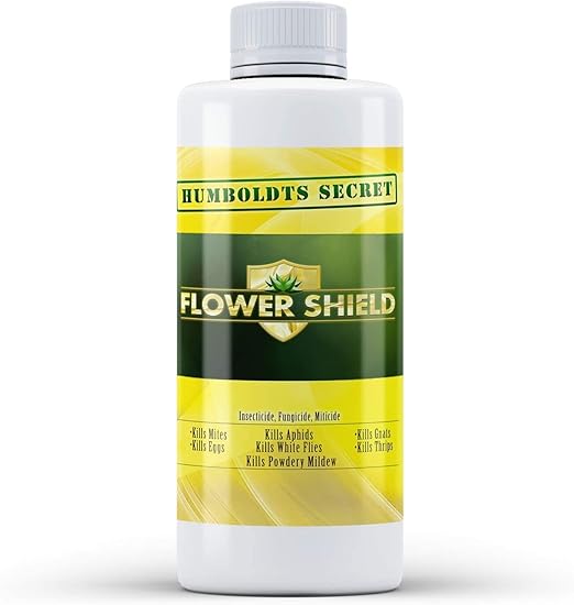 Humboldt’s Secret Flower Shield | Plant Care Spray for Routine Foliar Application & Maintenance | Naturally Derived, Oil-Based Formula | Indoor & Outdoor Plants | 2 Ounce