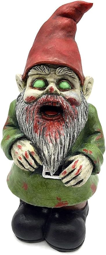 G150027 Zombie Walking Dead Gnome Garden Statue Sculpture