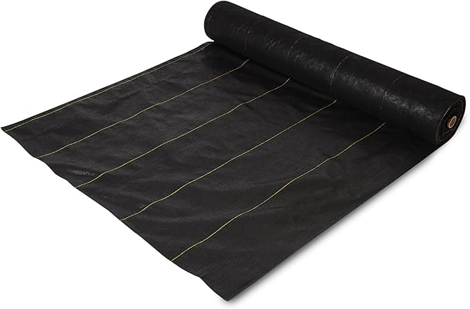 Dewitt SBLT4300 Sunbelt Ground Cover Weed Barrier, 4 x 300-Feet, Black (6 Pack)