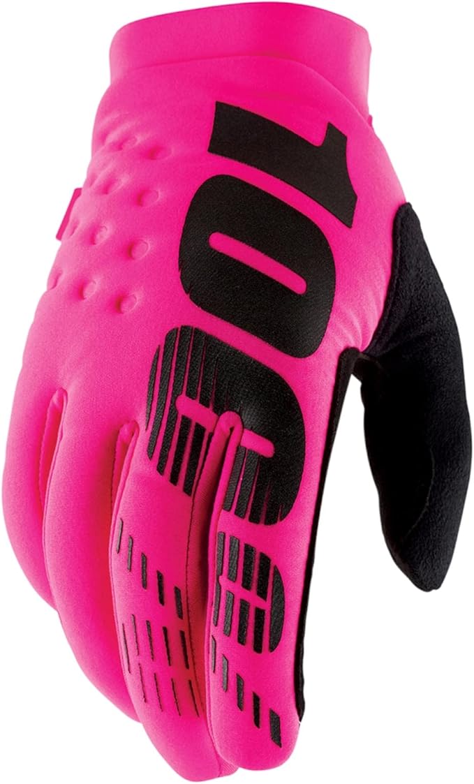 100% BRISKER Cold Weather Motocross & Mountain Bike Gloves - Warm Winter MTB & MX Powersport Racing Protective Gear