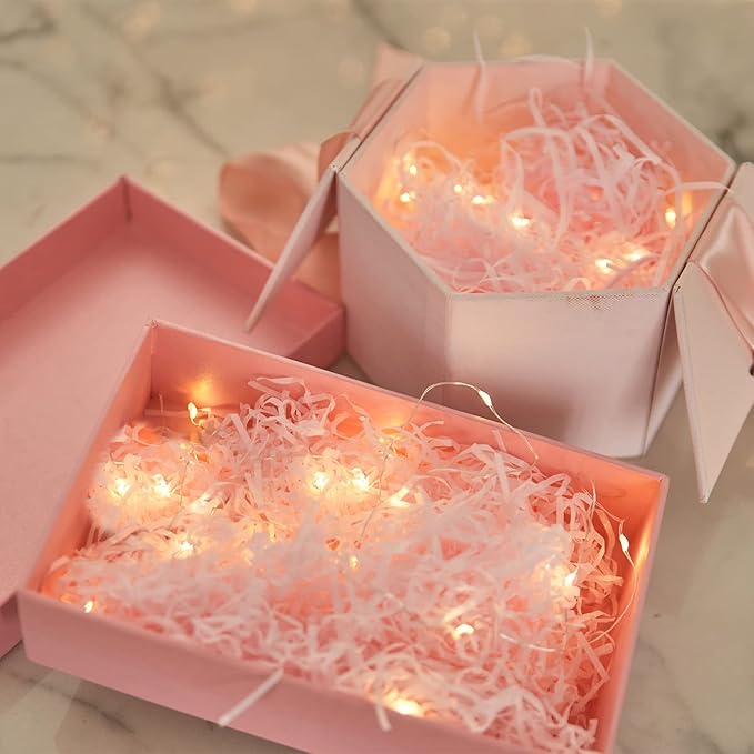 12 Pack Fairy Lights Battery Operated String Lights, 10 LED on 3.3ft Silvery Copper Wire,High Brightness for Wedding Christmas Flowers Gift Box Decoration (12 Pack, Warm White)