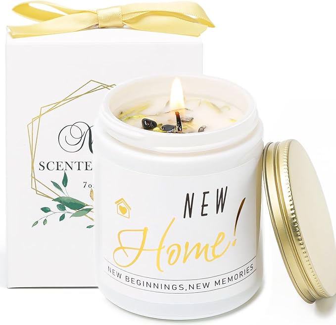 Housewarming Gift for New Home, New Home Gifts, Housewarming Gifts Idea for Women Friend, Moving in Gift, Vanilla&Lavender Scented Candles