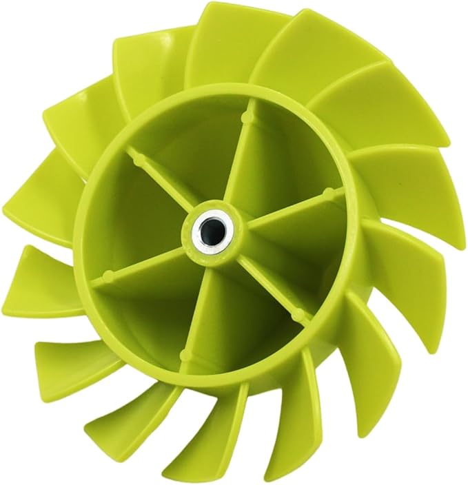 529437003 Blower Fan 529437004 529437001 Compatible with Homelite & Ryobi 18V Cordless Leaf Blower P2108 P21081 P21081VN P21081VNM, Blower Fan Blade with Insert Nut