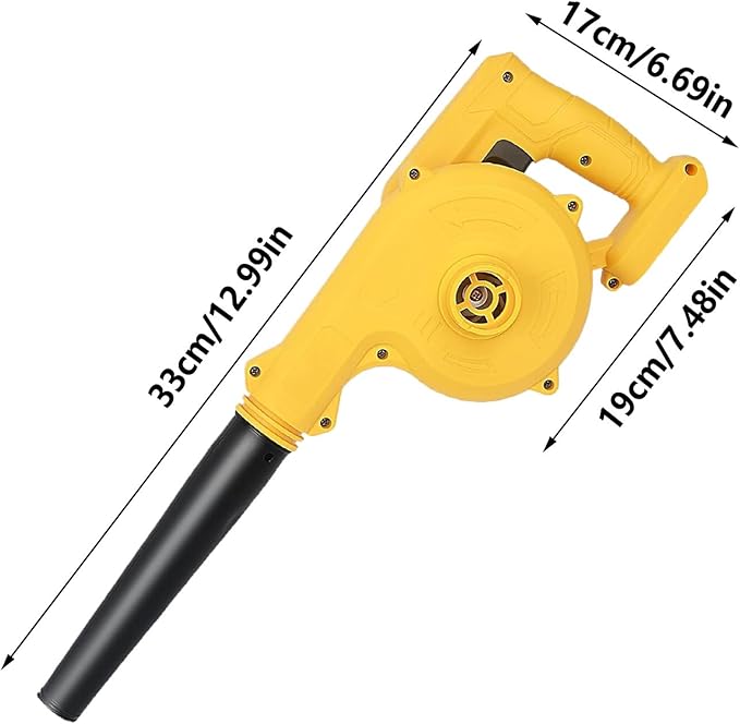 Handheld Leaf Blower | Electric Powerful Vacuum,Cordless Portable Air Duster - for Construction Site, Garden, Home, Lawn Care, Outdoor, BBQ, Car Detailing, Patio, Workshop, Gutter