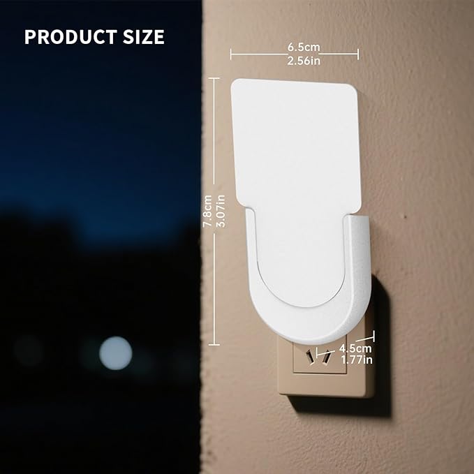 NEXLY MK030 Fly Trap Indoor Plug in Fruit Fly Mosquito Killer Glue Traps Gnat Zapper Catcher for Indoors Night Light Flying Trap Zappers for Home Bedroom Living Room Kitchen Basement