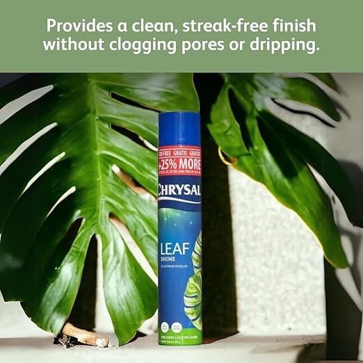 Chrysal LeafShine Spray for Indoor Plants (25oz 12 Pack)