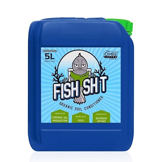 Fish Head Farms Organic Soil Conditioner - Organic Fertilizer for Increased Yield and Flavor - Plant Fertilizer, Plant Nutrients for Soil, Soilless, Hydroponic Farming - 5L