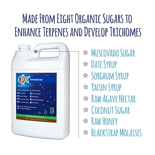 FOOP Sweetener: Organic Terpene Enhancer for Plants | Creates an Explosion of Trichomes | Contains 8 Organic Sugars | Works with All Growing Media and Nutrient Lines (1 Gallon, 2 Pack)