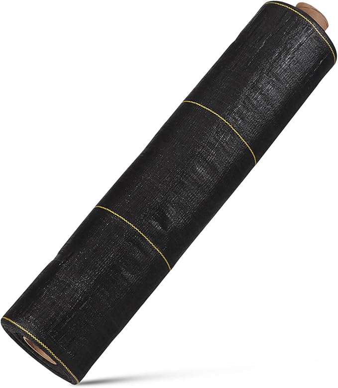 DeWitt Sunbelt Weed Barrier Fabric 3.2 oz, 3 x 300 Feet – Heavy-Duty Ground Cover Mat for Greenhouse Floors, Garden Rows, Raised Beds, Yard Gardening, and Outdoor Landscape Protection