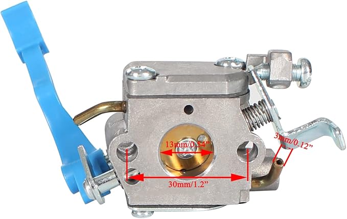 Carburetor for Husqvana 125B 125BX 125BVX B125 590460102 28cc 2-Cycle Gas Powered 170 Mph Leaf Blower Part 590460102 545081811 5450818-11