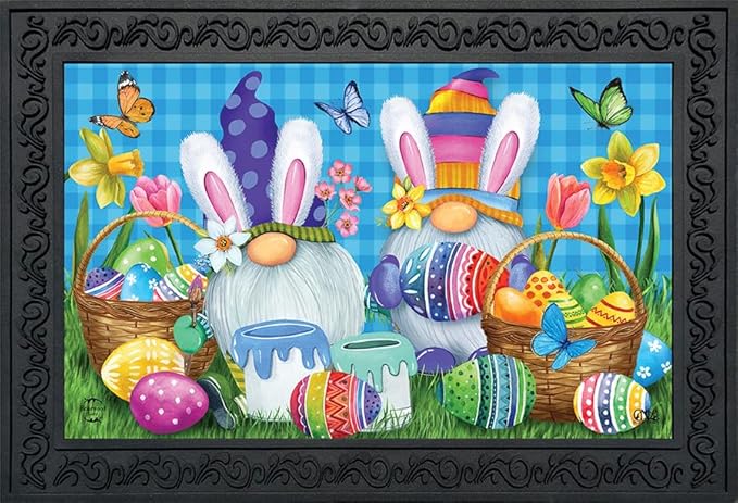 Briarwood Lane Easter Gnomes Holiday Doormat