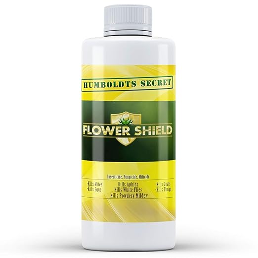 Humboldt’s Secret Flower Shield | Plant Care Spray for Routine Foliar Application & Maintenance | Naturally Derived, Oil-Based Formula | Indoor & Outdoor Plants | 8 Ounce
