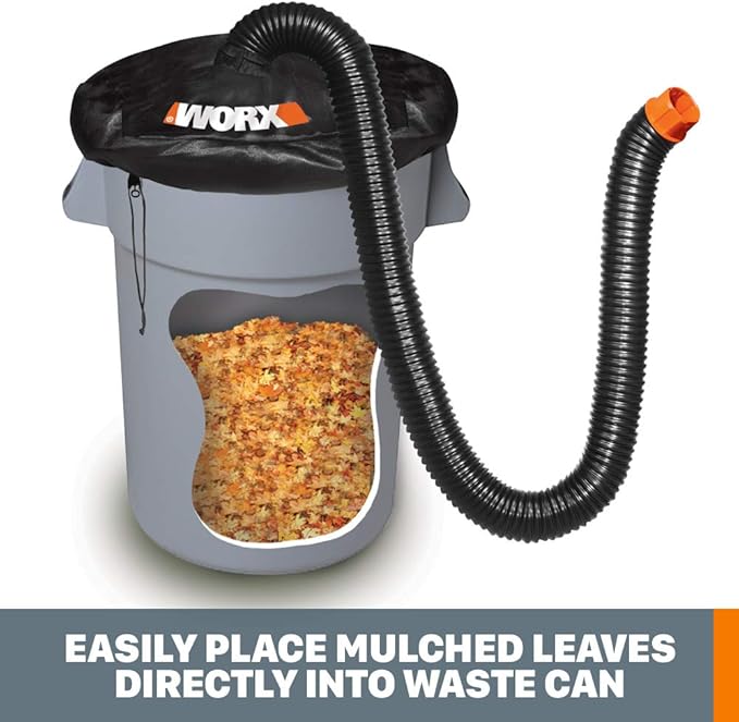WORX Leaf Collection System for WORX Leaf Blower & Leaf Vacuum with a 5” Inches Tube, WA4058