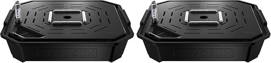 VIVOSUN 8-Pack FlexFeed Self-Watering Pots, Auto Irrigation Fabric Pot Base with Water Meter & Maintenance Window, for Use Indoors/Outdoors in Grow Tents, Greenhouses, Gardens