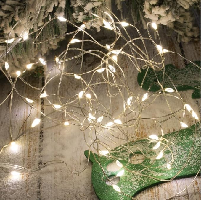 3 Pack USB Fairy Lights 3meters 30 lamp Beads Led Copper USB Powered for Christmas ，Halloween，Parties，Wedding， Christmas Tree Decoration… White