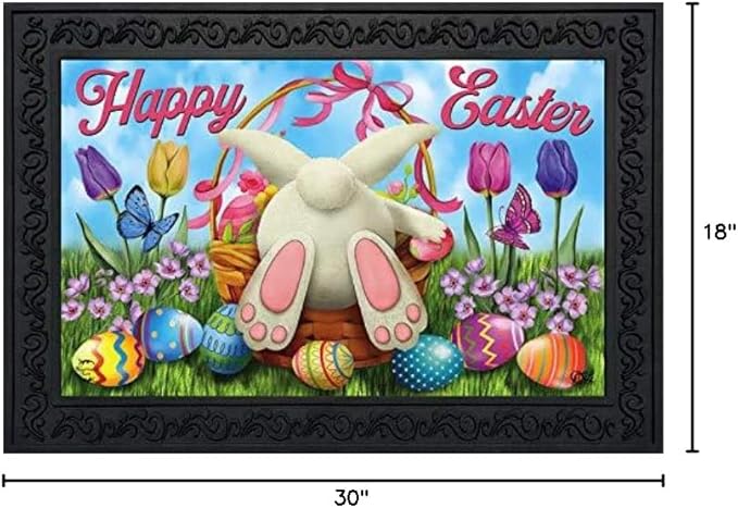 Briarwood Lane Easter Egg Hunt Doormat